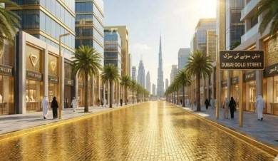 دبئی گولڈ اسٹریٹ قائم کی گئی