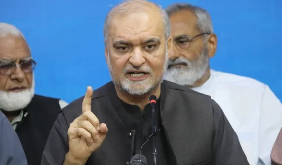 سرکار کو ہر — سرکار کو ہر ہفتے لوک پر پیٹرول بم نئیں گرانے دیں گے، حافظ نعیم