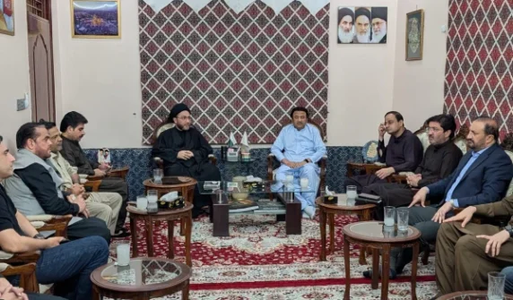کراچی وزیر داخلہ — کراچی، وزیر داخلہ سندھ کیتی علامہ شہنشاہ نقوی کیتی رہائش گاہ آمد، یوم قدس ریلی