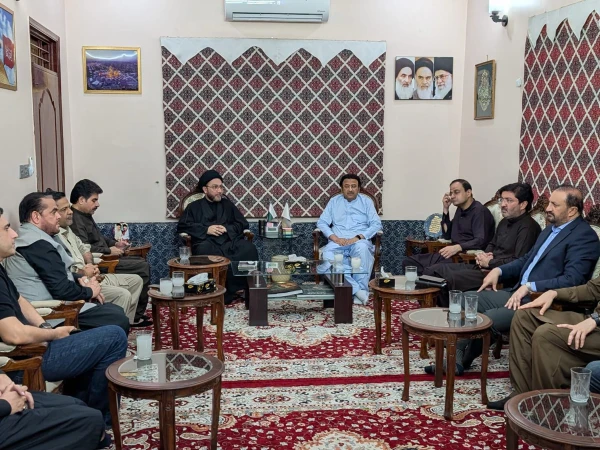 کراچی وزیر داخلہ — کراچی، وزیر داخلہ سندھ کیتی علامہ شہنشاہ نقوی کیتی رہائش گاہ آمد، یوم قدس ریلی